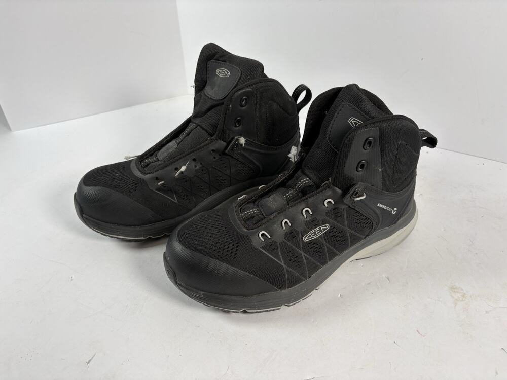 KEEN Utility EH Safety Work Boots Women’s 7D ASTM F2413-18 Black Shoes